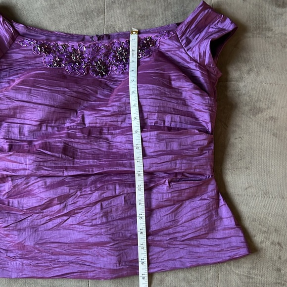 Women’s purple formal blouse size XL - Picture 10 of 11